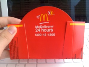 24 Hour McDonalds Delivery!