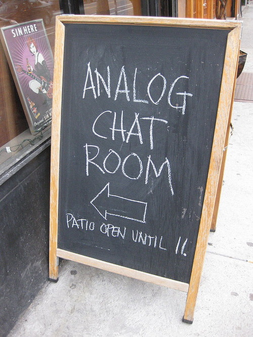 analog chat room