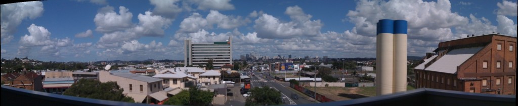 the view from a secret location in Brisbane