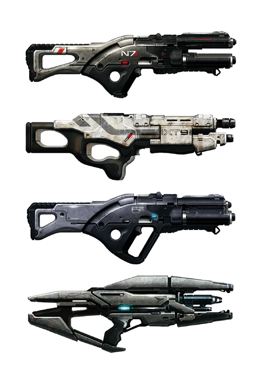 monkeydseehr: Weaponry - Mass Effect [◼] | hexington