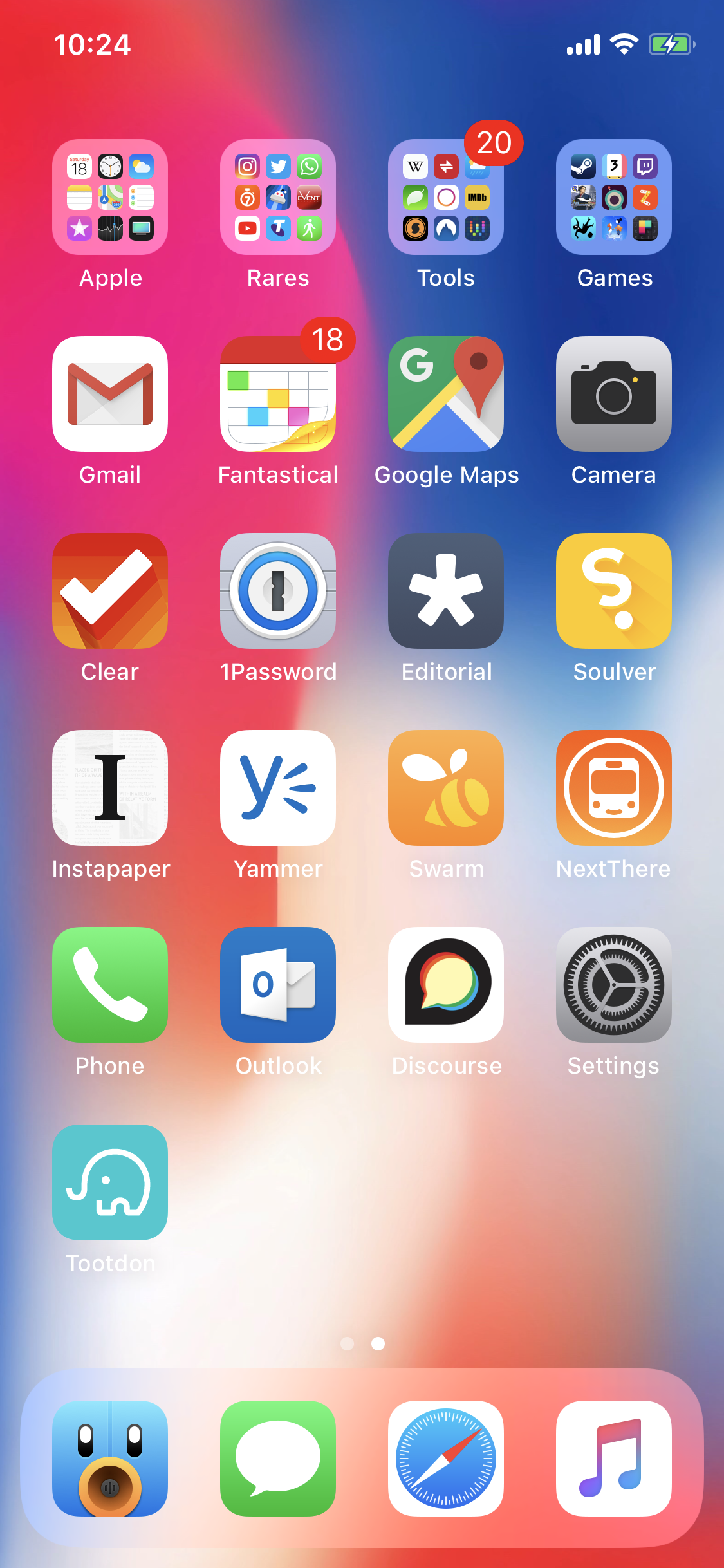My iPhone X Home Screen Benny Ling s Bling