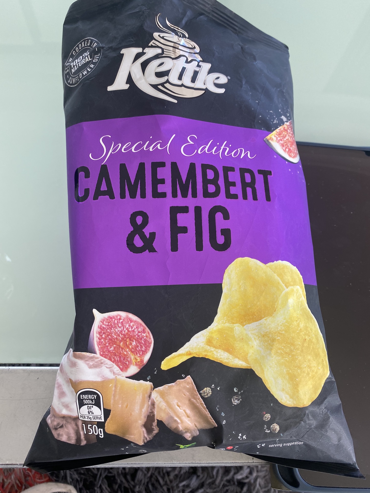 Kettle special edition camembert and fig