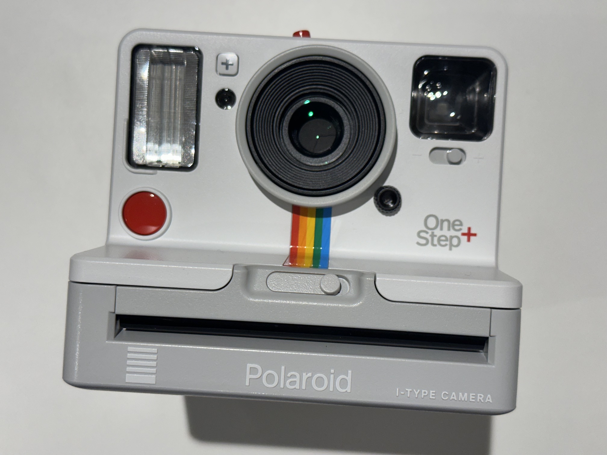 My Polaroid OneStep+ camera in white