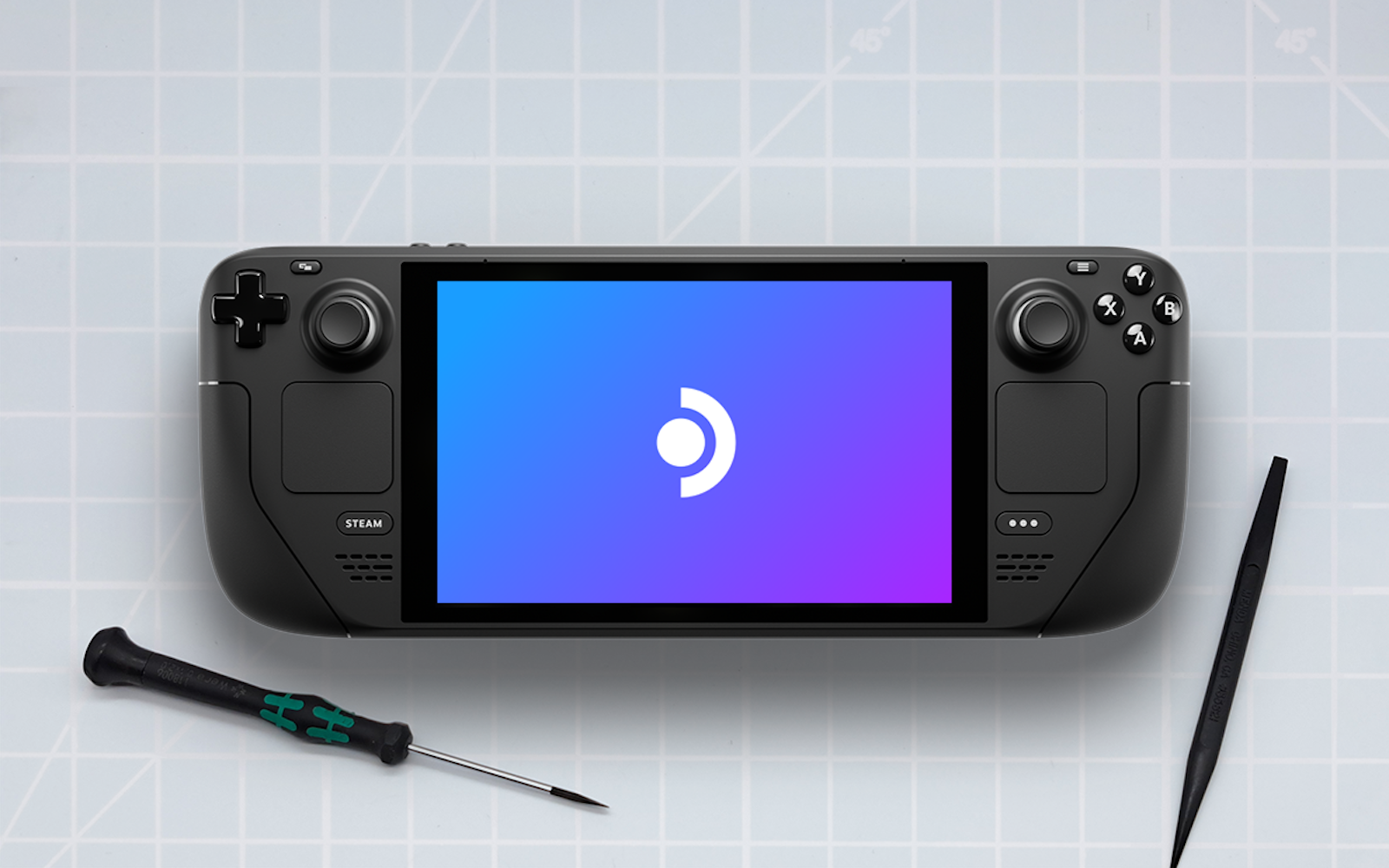 The Valve Steam Deck portable gaming console
